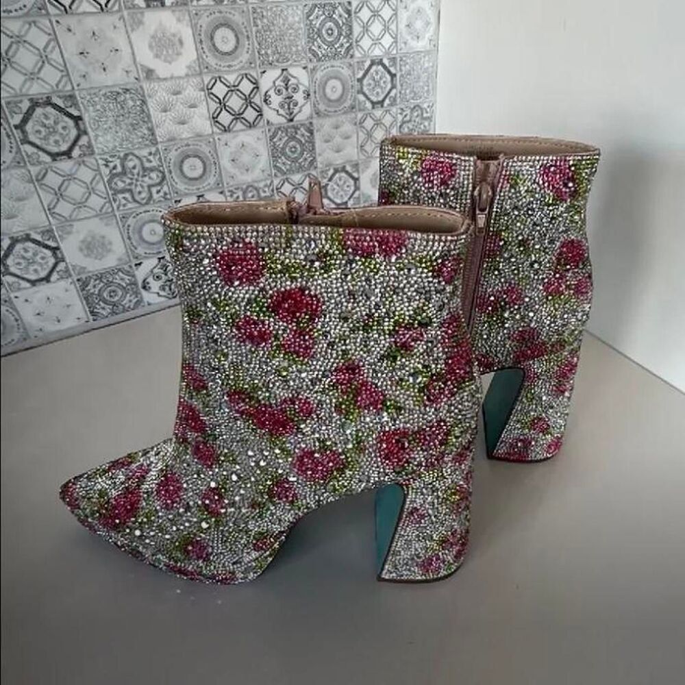 Betsey-johnson Women's crystal Boots
